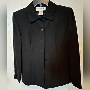 Jones New York Black Tailored Suit Jacket Size 6 LNC Professional Business
